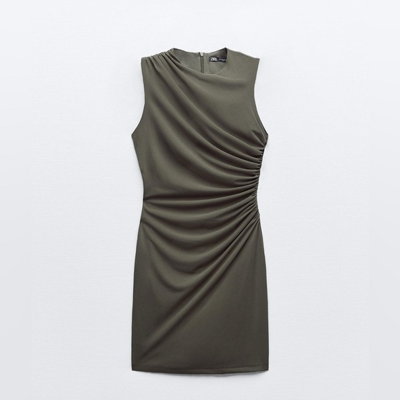 Zara Dresses & Skirts - Zara Gathered Short Dress Sz. S